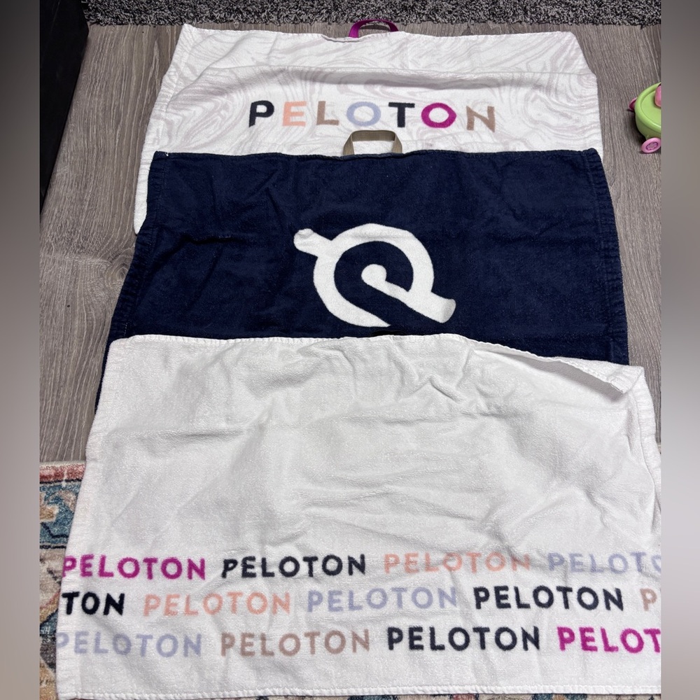 Peloton sweat towels - Multicolor Logo Design